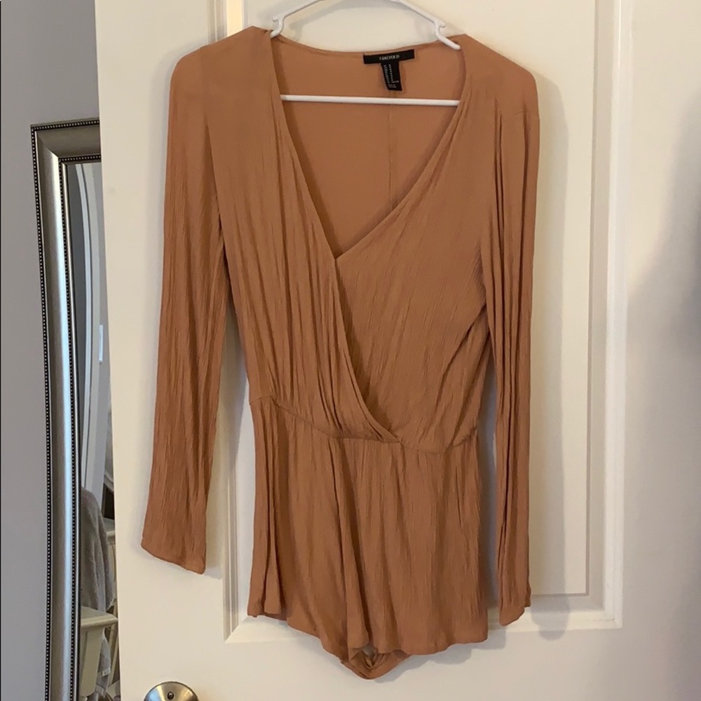 Forever 21 blush nude romper